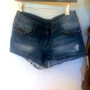 Hot! And Vintage black orchid jean shorts